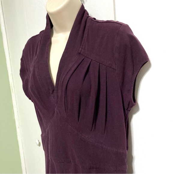 eShakti Deep Purple Blue Sleeveless Sheath Maxi Dress Large 14 - Picture 6 of 16